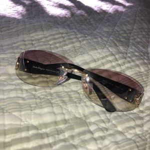 Ferragamo glasses with Swarovski Crystals